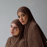 EcoVero Crepe Scarf - Burnt Caramel