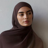 Silk Georgette Ombre - Umber Rose