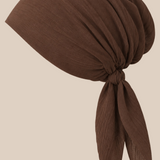 Organic Crinkle Cotton Hijab Cap