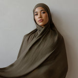 Modal Twill Scarf - Forest Umber