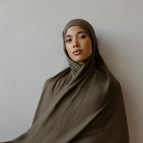 Modal Twill Scarf - Forest Umber