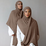 EcoVero Crepe Scarf - Faded Latte