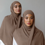 EcoVero Crepe Scarf - Faded Latte