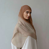 Silk Georgette Ombre - Sienna