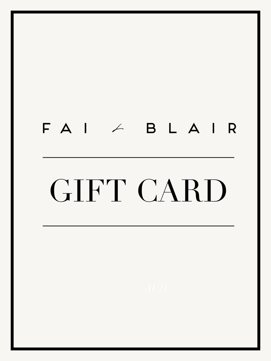 Fai and Blair Gift Card