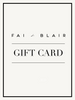 Fai and Blair Gift Card