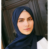 NAVY BLUE LUXE HIJAB